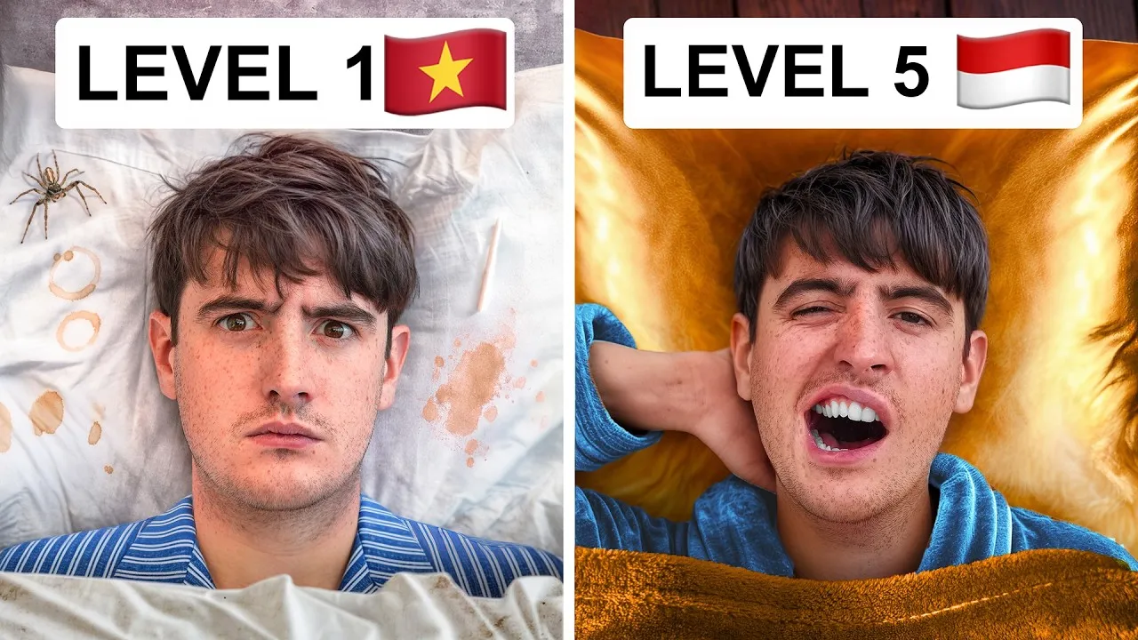 I Tested Every Level of Hotel - ASIA EDITION
